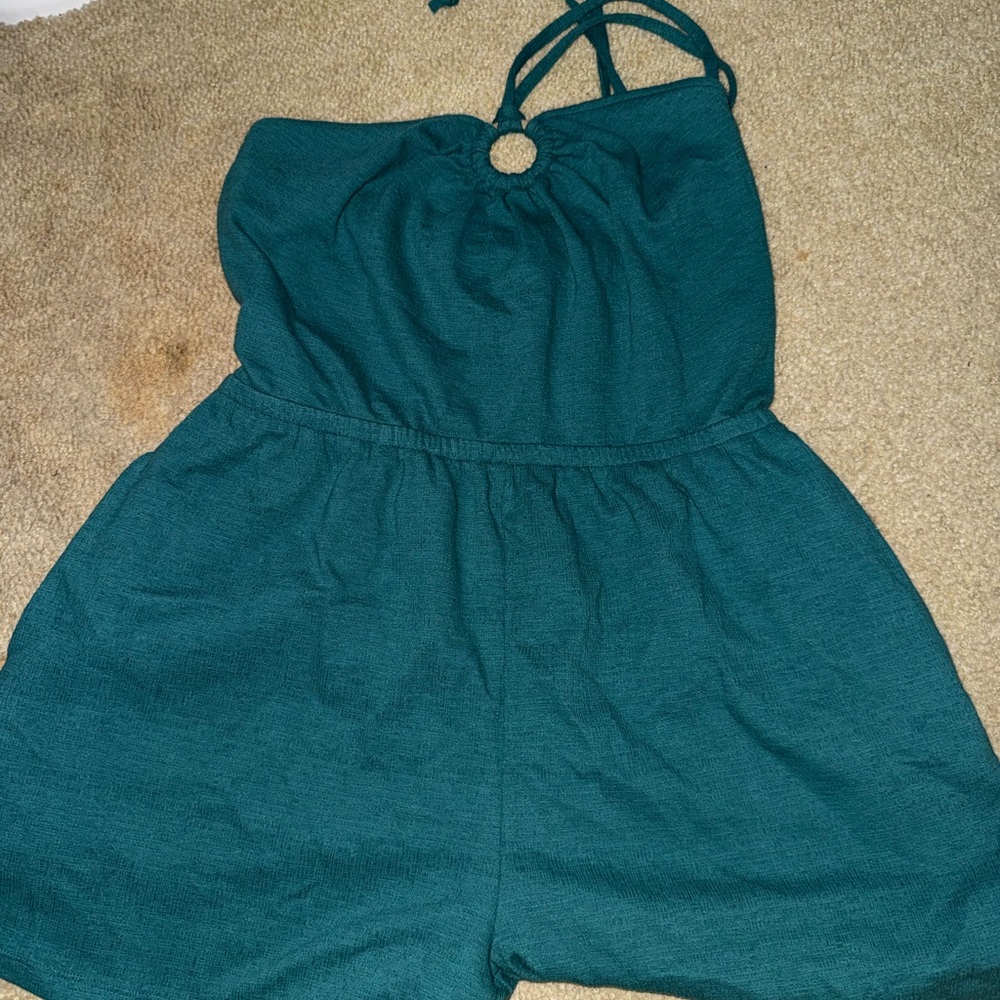 Teal Romper